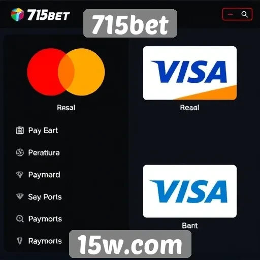 Comparativo de métodos de pagamento disponíveis no 715bet