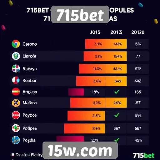 Estatísticas de jogos mais populares no 715bet